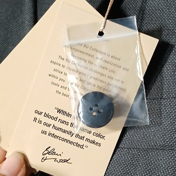 NWT Blair Underwood Black 2-Piece Suit 50L Jacket 45W Pants $169 Retail - Picture 5 of 14